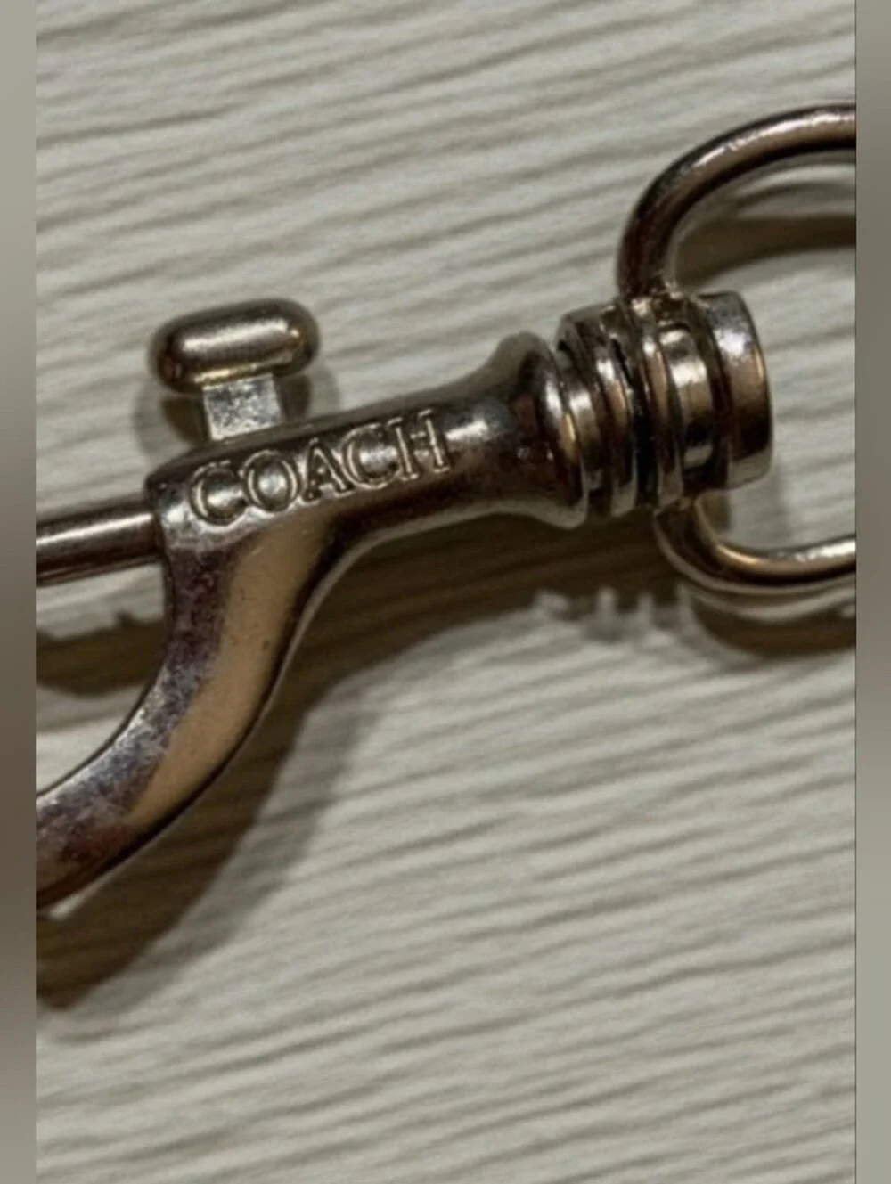 Coach Leatherware Card Case & Coach Trigger Snap Key Clip